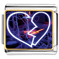 Italian Charms - charming electricity heart photo italian Image.