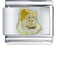 Italian Charms - gold dwarf doc licensed italian charm Image.