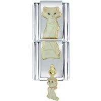 Italian Charms - gold duchess &amp; marie licensed italian charm Image.