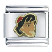 Italian Charms - gold aladdin licensed italian charm Image.