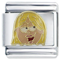 Italian Charms - gold lizzie mcguire licensed italian charm Image.