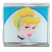 Italian Charms - cinderella mega licensed italian charm Image.