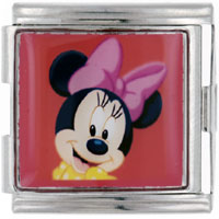 Italian Charms - minnie mouse mega licensed italian charm Image.
