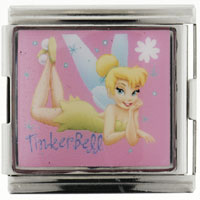 Italian Charms - tinkerbell mega licensed italian charm Image.
