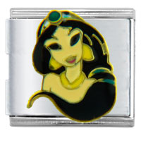 Italian Charms - jasmine portrait licensed italian charm Image.