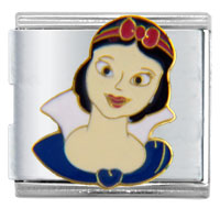 Italian Charms - snow white portrait licensed italian charm Image.