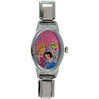 Italian Charms - disney gold princess watch licensed italian charm Image.
