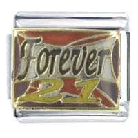 Italian Charms - forever 21 x2 italian charm Image.