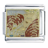 Italian Charms - bible story parting the red sea x2 italian charm Image.