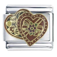 Italian Charms - valentine chocolates x2 italian charm Image.