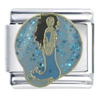 Italian Charms - virgo x2 italian charm Image.