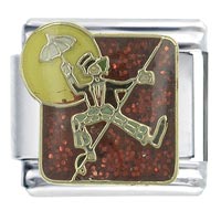 Italian Charms - walking the tightrope x2 italian charm Image.
