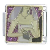 Italian Charms - exchanging vows x2 italian charm Image.