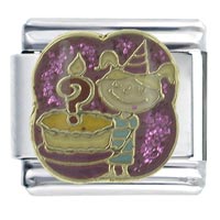 Italian Charms - birthday girl surprise x2 italian charm Image.