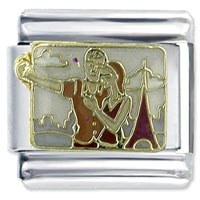Italian Charms - couple's vacation photo x2 italian charm Image.
