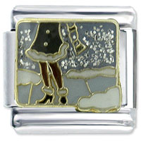 Italian Charms - winter fashion outfit x2 italian charm Image.