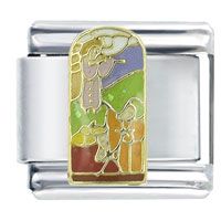 Italian Charms - singing angel x2 italian charm Image.