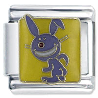 Italian Charms - it's happy bunny mooning licensed italian charm Image.