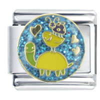 Italian Charms - animal friends x2 italian charm Image.