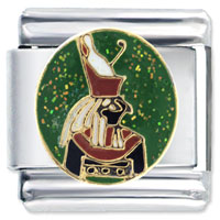 Italian Charms - egyptian horus sun x2 italian charm Image.
