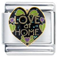 Italian Charms - love at home x2 italian charm Image.
