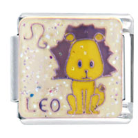 Italian Charms - baby leo x2 italian charm Image.