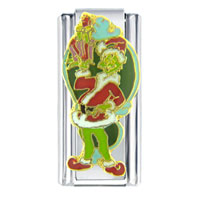 Italian Charms - grinch stealing gifts superlink licensed italian charm Image.