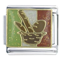 Italian Charms - italian breadsticks x2 charm Image.