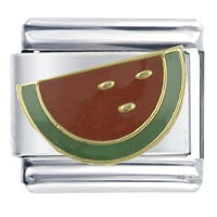 Italian Charms - juicy watermelon x2 italian charm Image.