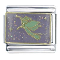 Italian Charms - trumpeting angel x2 italian charm Image.