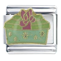Italian Charms - floral gift box x2 italian charm Image.