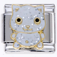 Italian Charms - animal theme lovely cat italian charm bracelets Image.