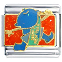 Italian Charms - happy new year baby italian charm Image.