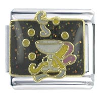Italian Charms - drink goblet x2 italian charm Image.