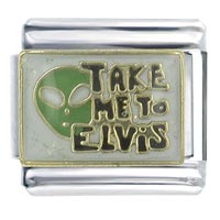 Italian Charms - take me to elvis x2 italian charm Image.