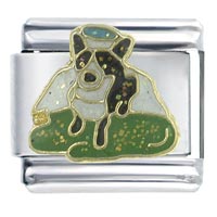 Italian Charms - angel terrier x2 italian charm Image.