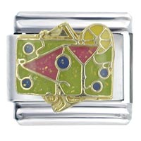 Italian Charms - cosmopolitans x2 italian charm Image.