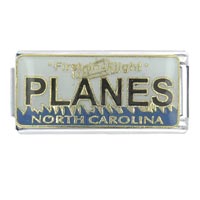 Italian Charms - license plate north carolina x2 italian charm Image.