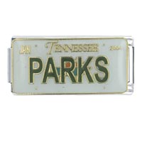 Italian Charms - license plate tennessee x2 italian charm Image.