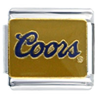 Italian Charms - classic blue coors licensed italian charm Image.