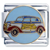 Italian Charms - pepsi classic car licensed italian charm Image.