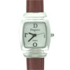 Thin Red Band Rectangular Womens Watch
