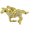 Racing Horse  Brooch 