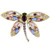 Pink And Purple Dragonfly Brooch