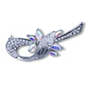 Stylish Crystal  Ribbon  Brooches
