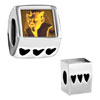 Egyptian Great Sphinx Photo Heart European Beads