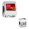  Flying  Red Bird European Beads BPHB1550