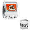 Pug Dog European  Beads  BPHB1619
