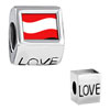 Austria Flag  European  Beads BPHB1673
