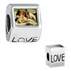 Girl And Puppy  Photo  Love European Beads